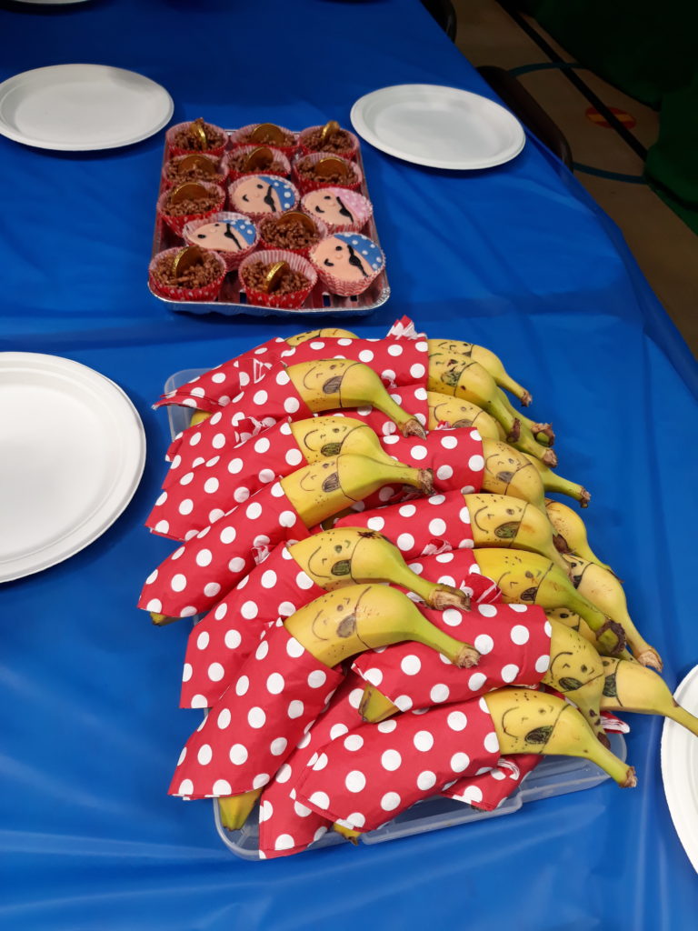 Pirate Bananas for 5 year old's pirate birthday party