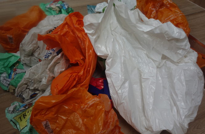 my over consumption of plastic bags